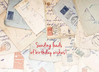 Wordy Bird Birthday Loads of wishes
