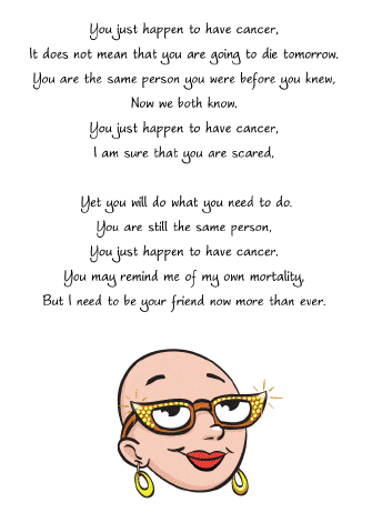 Cancer Girl card Poem